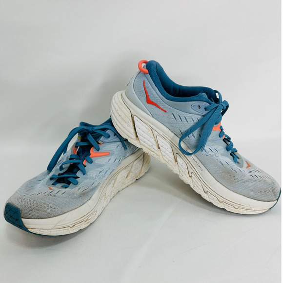Hoka One One Gaviota 4 Running Shoes in Blue Fog / Plein Air Size 9.5 - Picture 6 of 7